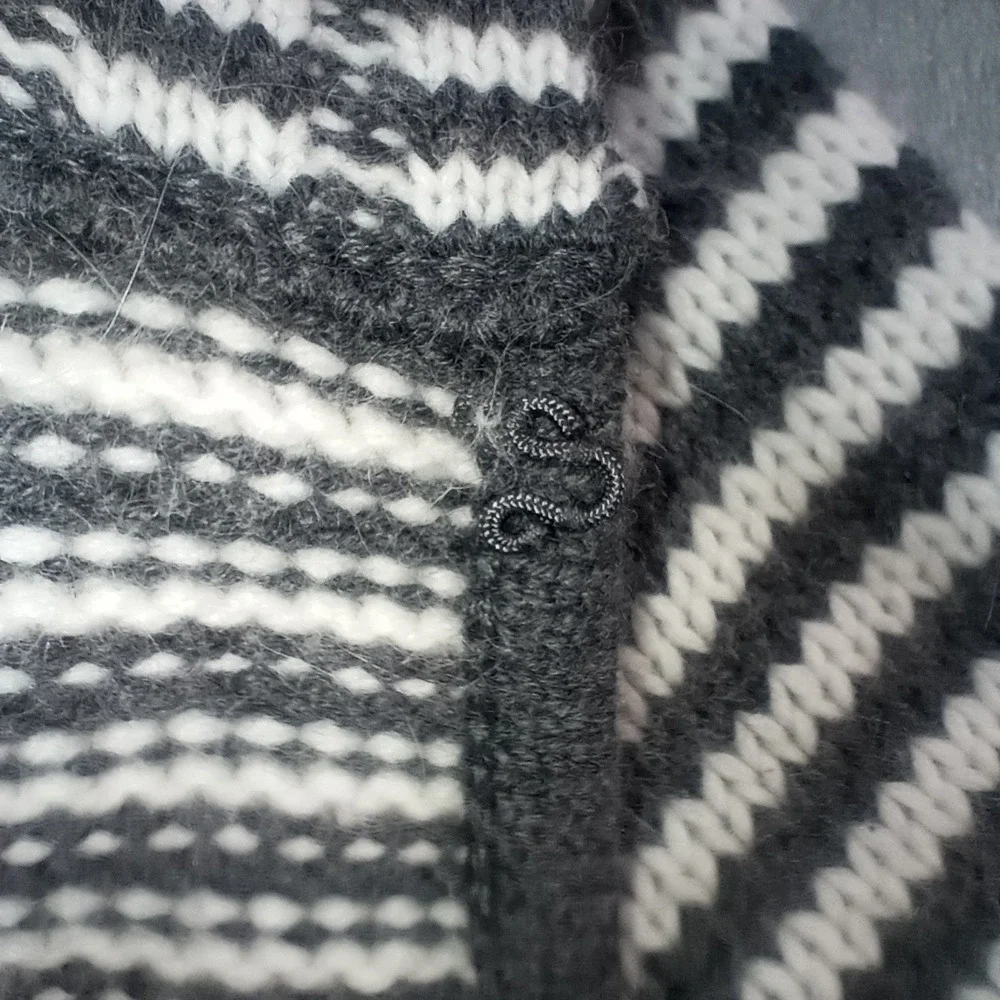 Talbots Merino Wool‎ Lambs Wool Angora Rabbit Hair Sweater Cape Womens Petite XL